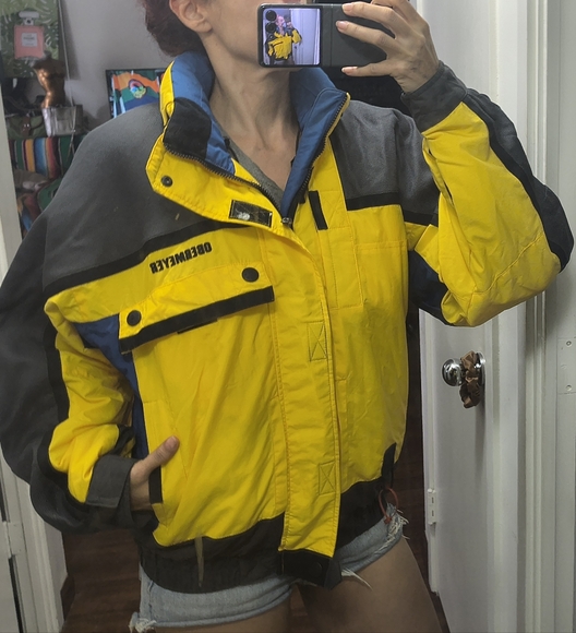 Vintage Jackets & Blazers - Vtg 90s Obermeyer Ski Jacket Size M